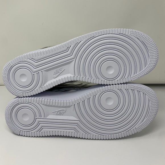 Nike Air Force One Liquid Metal Chrome - Picture 6 of 9
